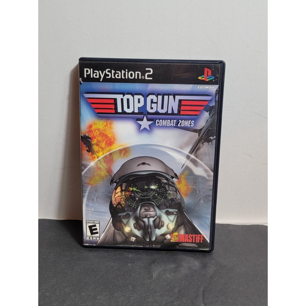 Top Gun Combat Zones PlayStation 2 PS2 Complete Game W/ Manual Tested Working